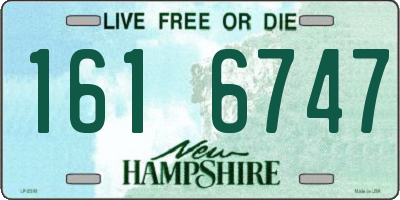 NH license plate 1616747