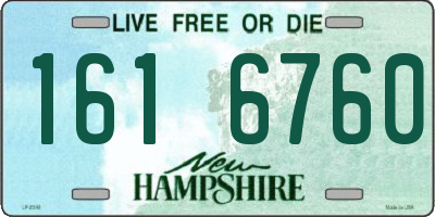 NH license plate 1616760