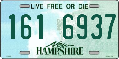 NH license plate 1616937
