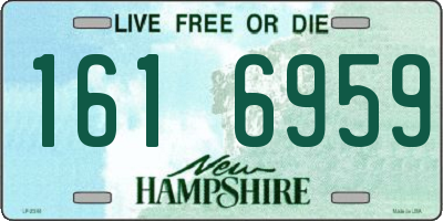 NH license plate 1616959