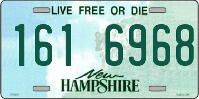 NH license plate 1616968