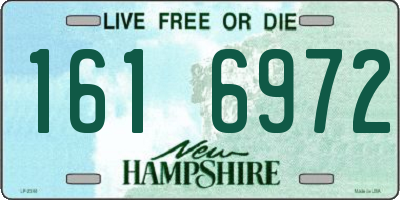 NH license plate 1616972