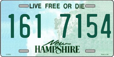 NH license plate 1617154