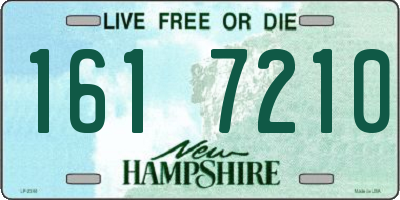 NH license plate 1617210