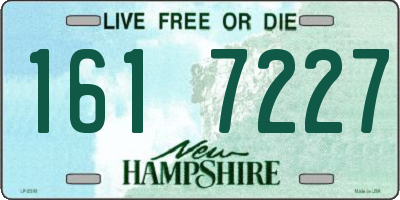 NH license plate 1617227