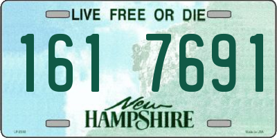 NH license plate 1617691