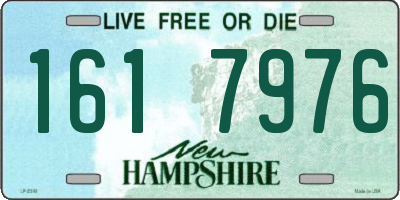 NH license plate 1617976