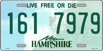NH license plate 1617979