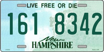 NH license plate 1618342