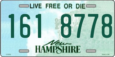 NH license plate 1618778
