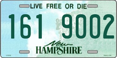 NH license plate 1619002