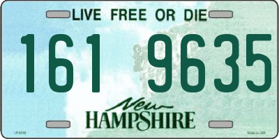 NH license plate 1619635
