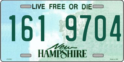 NH license plate 1619704