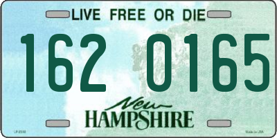 NH license plate 1620165