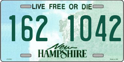 NH license plate 1621042