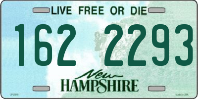 NH license plate 1622293