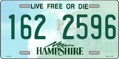 NH license plate 1622596