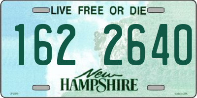 NH license plate 1622640