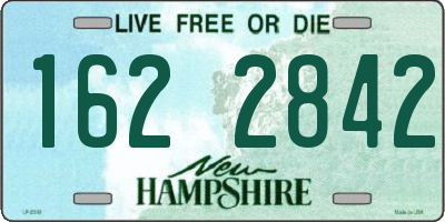 NH license plate 1622842