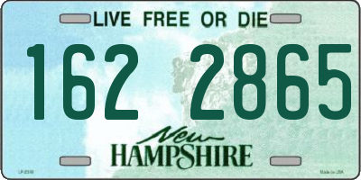 NH license plate 1622865