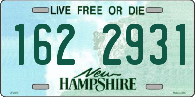 NH license plate 1622931