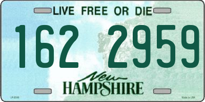 NH license plate 1622959