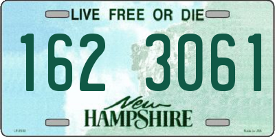 NH license plate 1623061