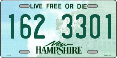 NH license plate 1623301