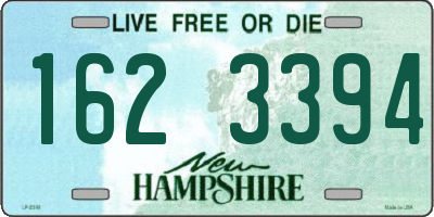 NH license plate 1623394