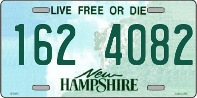 NH license plate 1624082