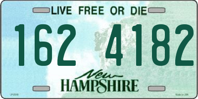 NH license plate 1624182