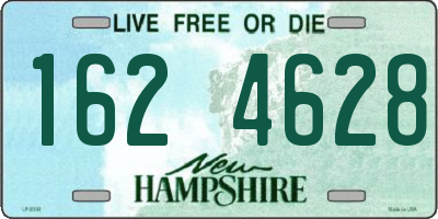 NH license plate 1624628