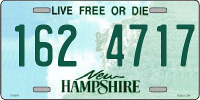 NH license plate 1624717