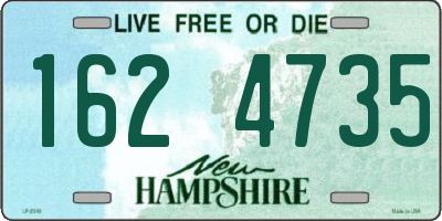 NH license plate 1624735