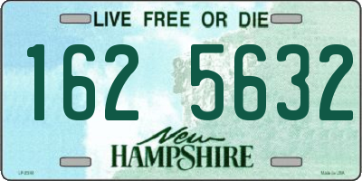 NH license plate 1625632