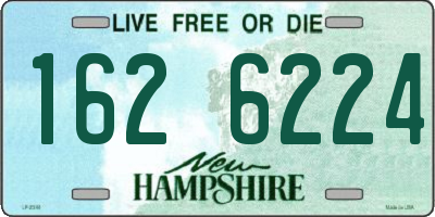 NH license plate 1626224