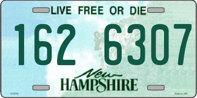 NH license plate 1626307
