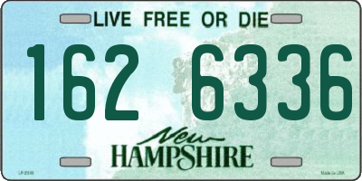 NH license plate 1626336