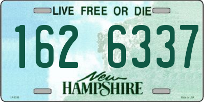 NH license plate 1626337