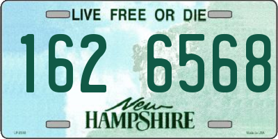 NH license plate 1626568