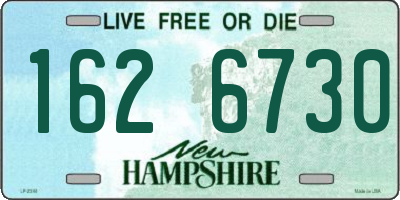 NH license plate 1626730