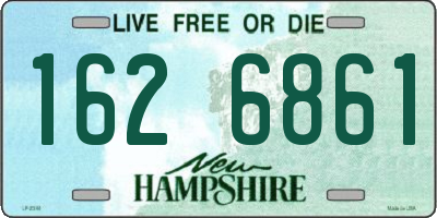 NH license plate 1626861