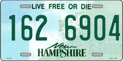 NH license plate 1626904