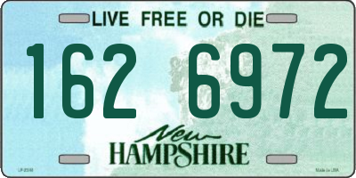 NH license plate 1626972