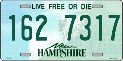 NH license plate 1627317