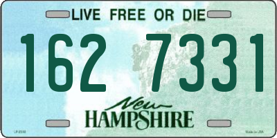 NH license plate 1627331