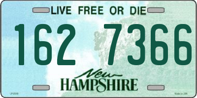 NH license plate 1627366