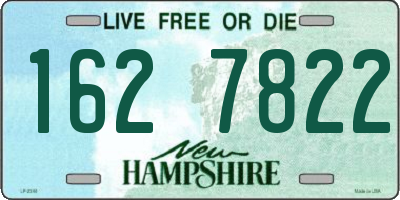 NH license plate 1627822