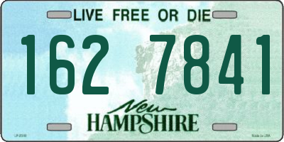 NH license plate 1627841