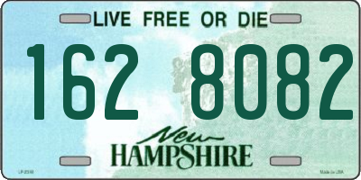 NH license plate 1628082
